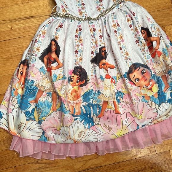 Kids Boutique Moana Dress - Picture 3 of 8